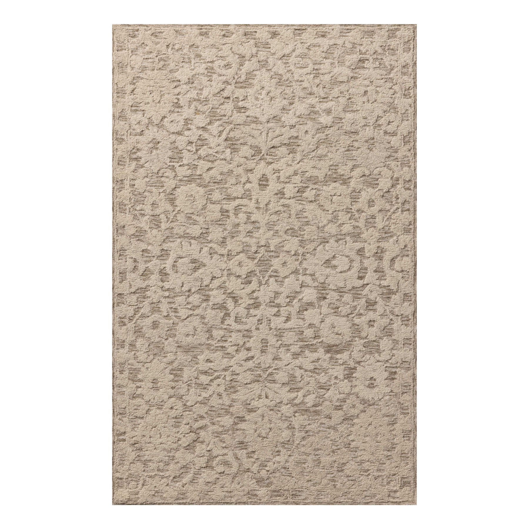 Loloi Prudence Stone / Ivory Rug Rugs Loloi 18" x 18" sample