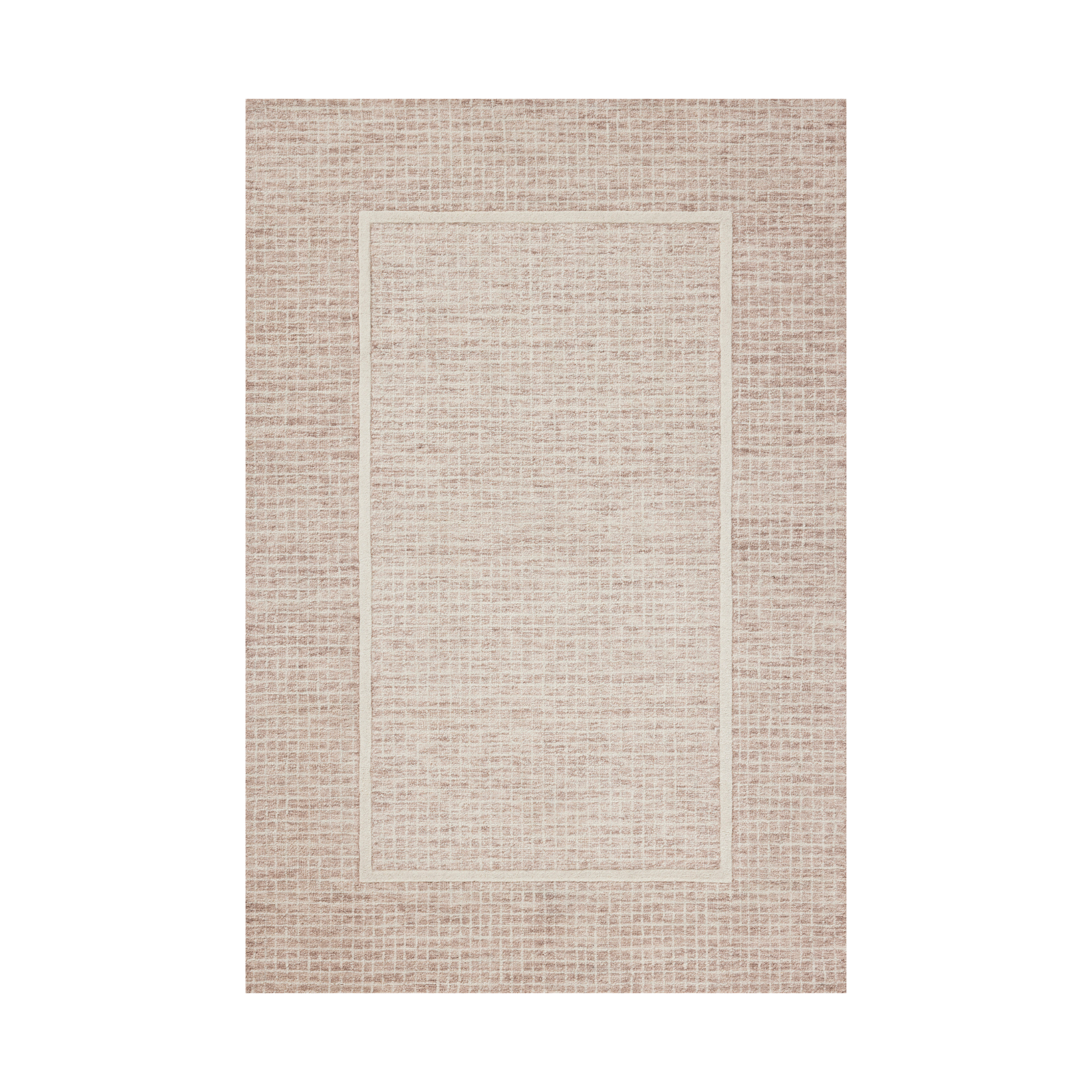 Chris Loves Julia x Loloi Briggs Blush / Ivory Rug 0-RUGS-wool Loloi 18" x 18" Sample