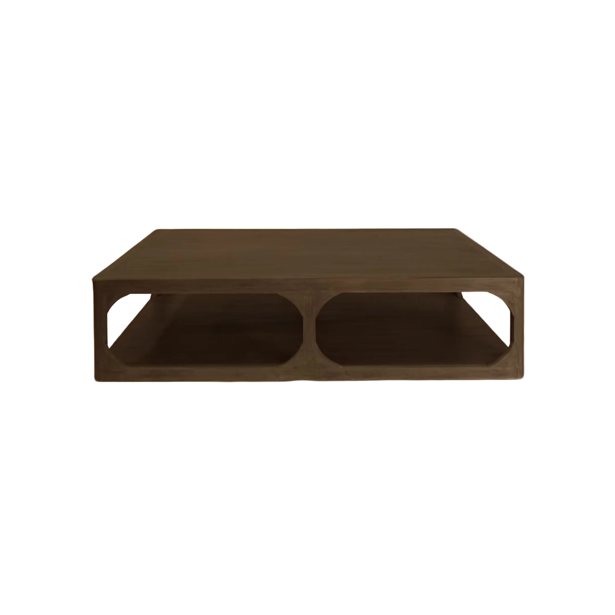 Stella Reclaimed Wood Coffee Table 4 - a - FURNITURE - coffee table - rectangle Hauer Market Aged Brown