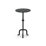 Jocelyn End Table - Black Marble FURNITURE - accent table Four Hands