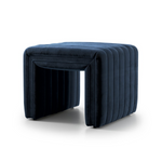 Augustine Ottoman FURNITURE - ottoman Four Hands Sapphire Navy