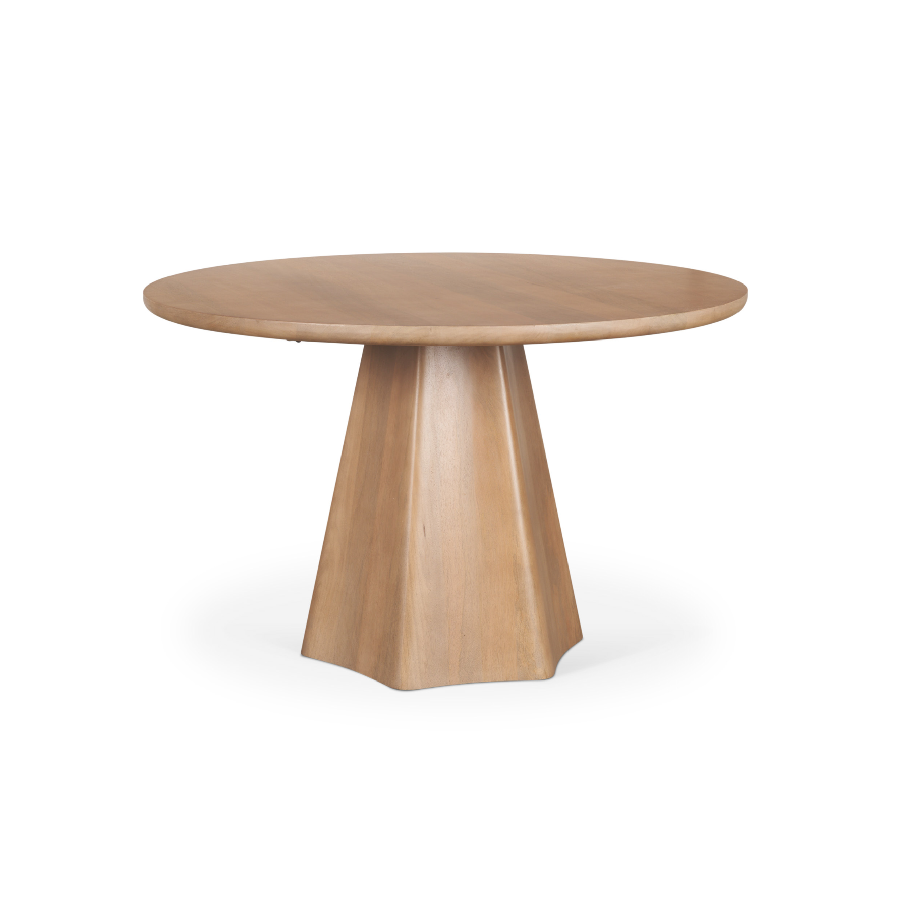 Jinny Round Dining Table Dining Tables Mercana 48" Light Brown