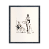 "Feminine Reflections II" Framed Art Print
