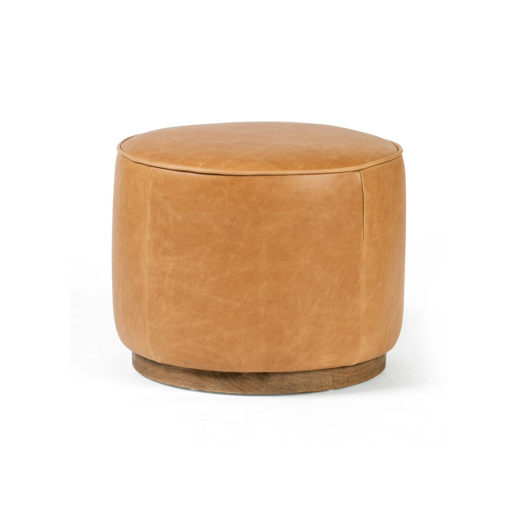 Sinclair Round Ottoman FURNITURE - ottoman Four Hands