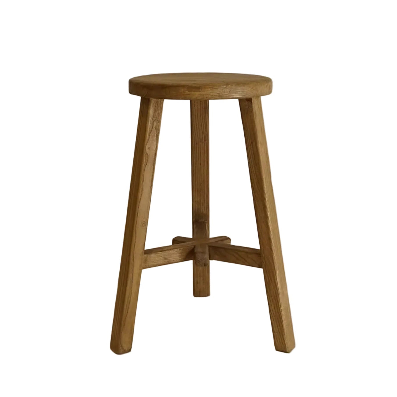 Dobbie Reclaimed Stool 5-VINTAGE - stool Hauer Market Short - Natural