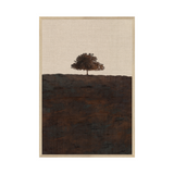 "Chestnut Horizon I" Framed Art Print