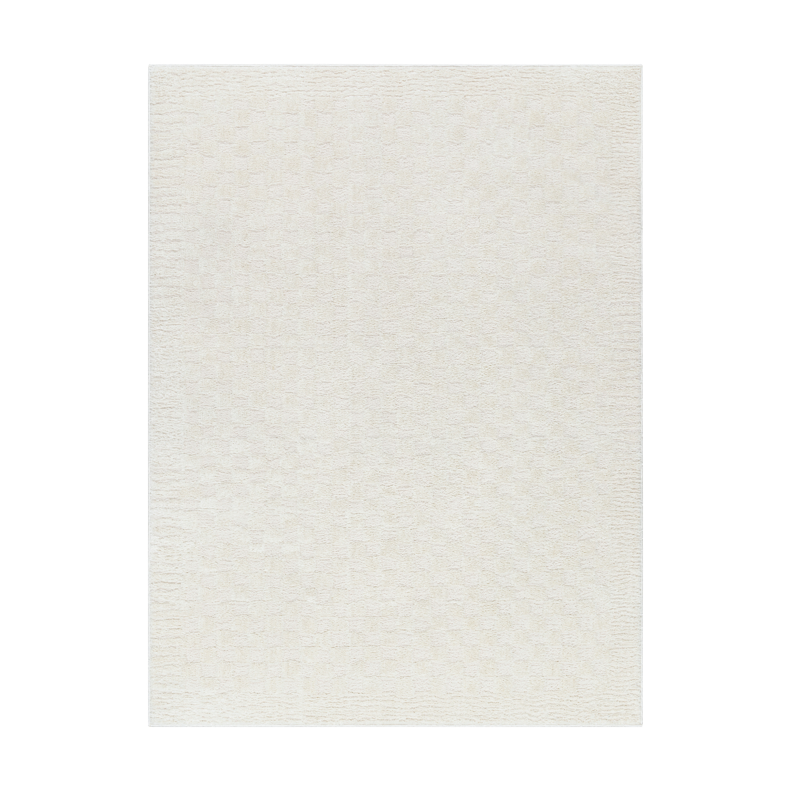 Floyd Ivory Border Checkered Rug 0-RUGS - patterned Surya