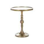 Ronald Brass Side Table 4 - c - FURNITURE - accent table - metal Renwil