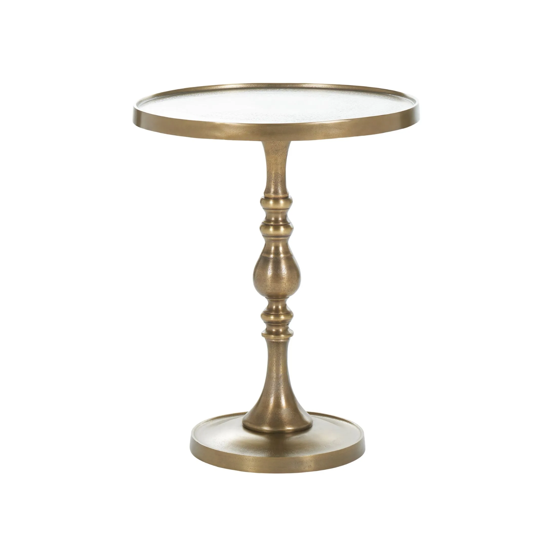 Ronald Brass Side Table 4 - c - FURNITURE - accent table - metal Renwil
