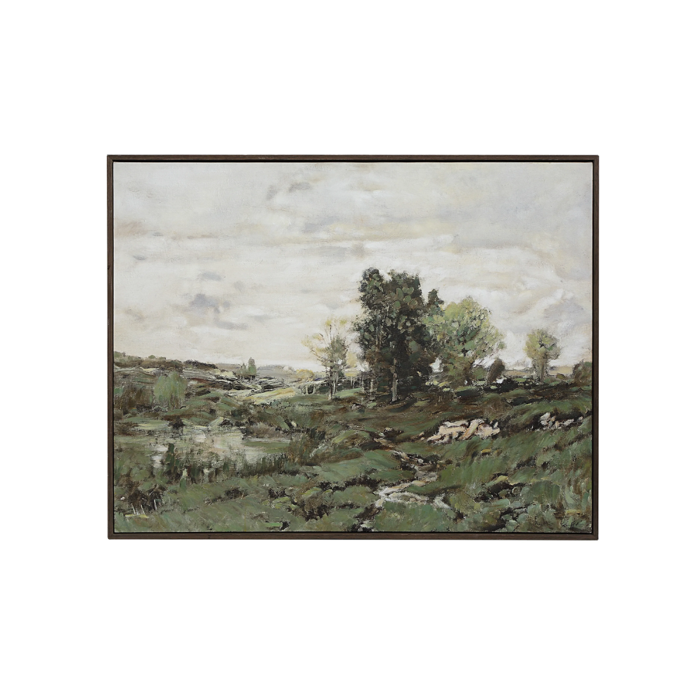 Natura Verde Framed Canvas ARTWORK - framed print Renwil