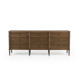 Toulouse 9 Drawer Dresser 16 - FURNITURE - dresser Four Hands Toasted Oak