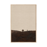 "Chestnut Horizon X" Framed Art Print