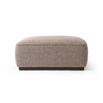 Sinclair Square Ottoman-36" FURNITURE - ottoman Four Hands Barrow Taupe
