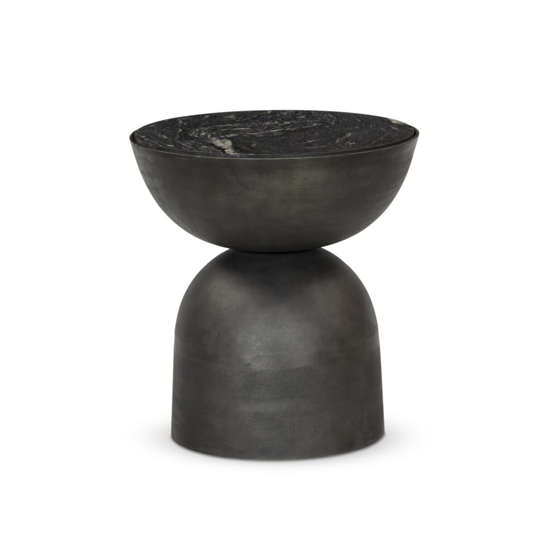 Corbett End Table - Black FURNITURE - accent table Four Hands