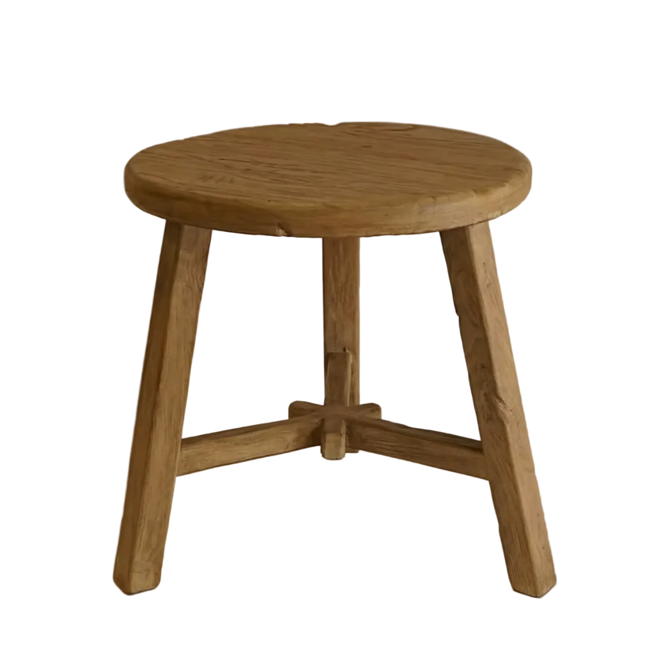 Dobbie Reclaimed Elm Wood Side Table 5-VINTAGE-end table Hauer Market Natural