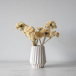 Faux Cream Pom Pom Spray faux stem Indaba
