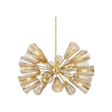 Hartwood Chandelier LIGHTING - chandelier Hudson Valley Lighting Aged Brass Large
