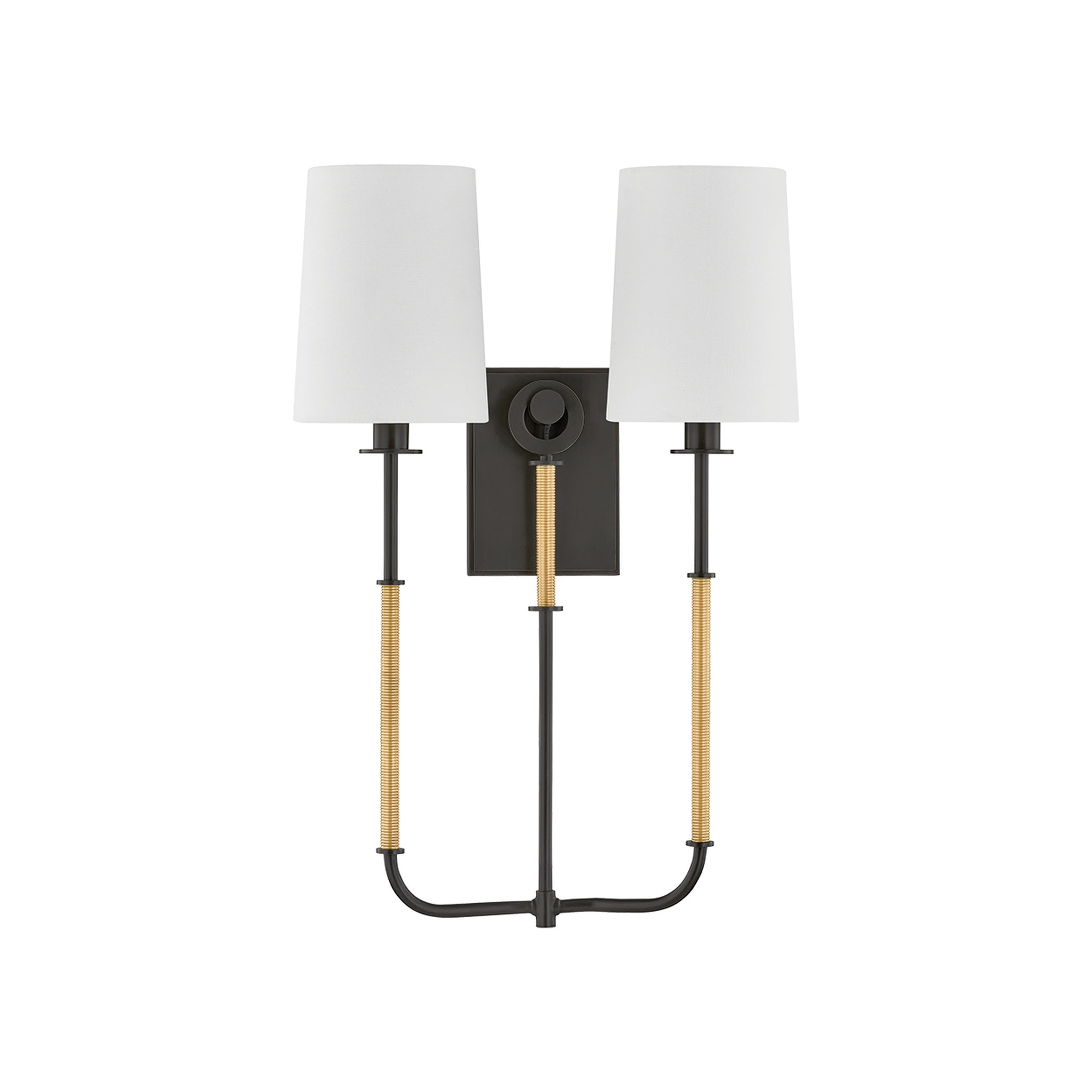 Glenmont Wall Sconce LIGHTING - wall sconce Hudson Valley Lighting Aged Brass/ Distressed Bronze Large
