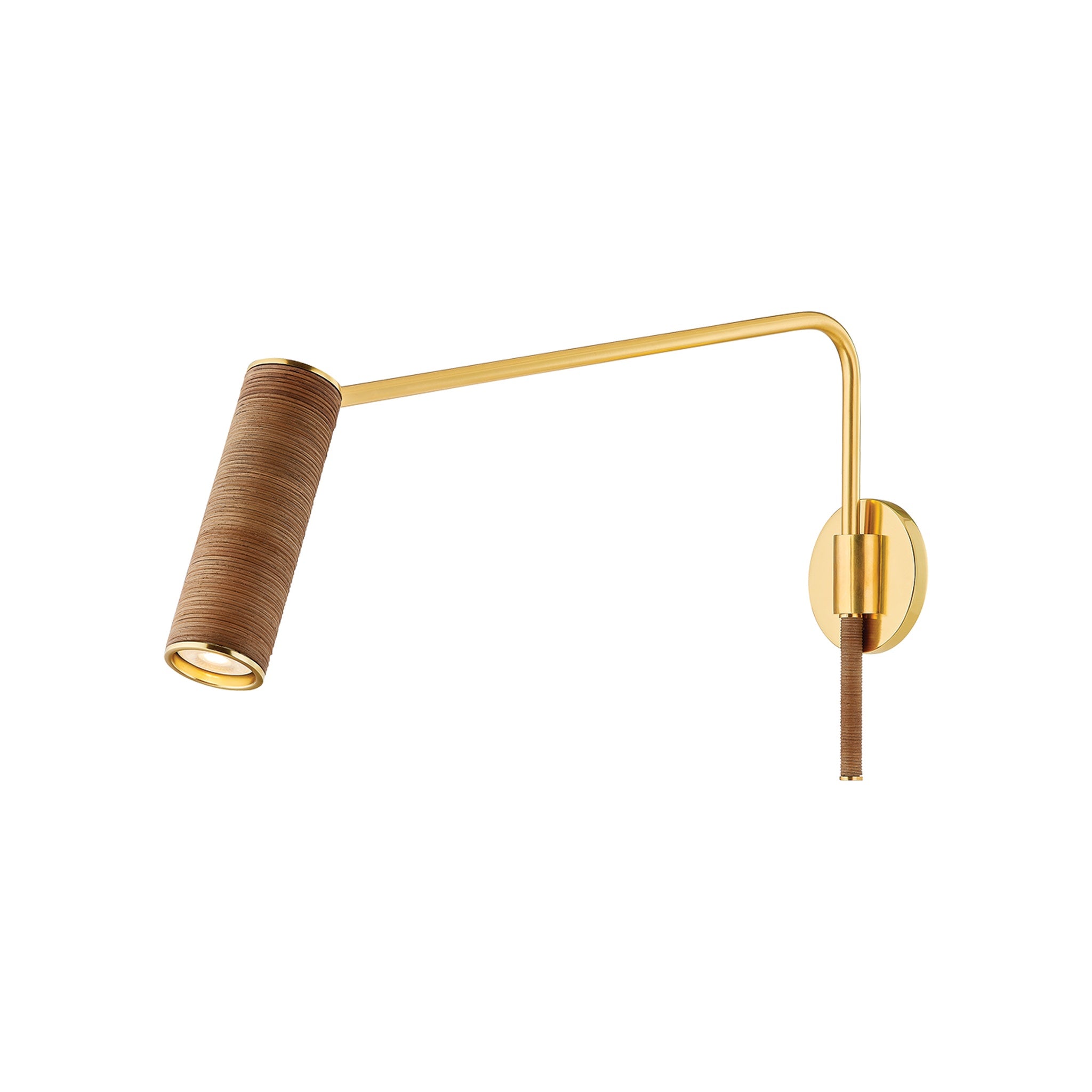 Narragansett Wall Sconce LIGHTING - wall sconce Hudson Valley Lighting Aged Brass