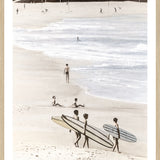 "Surfers" Framed Art Print