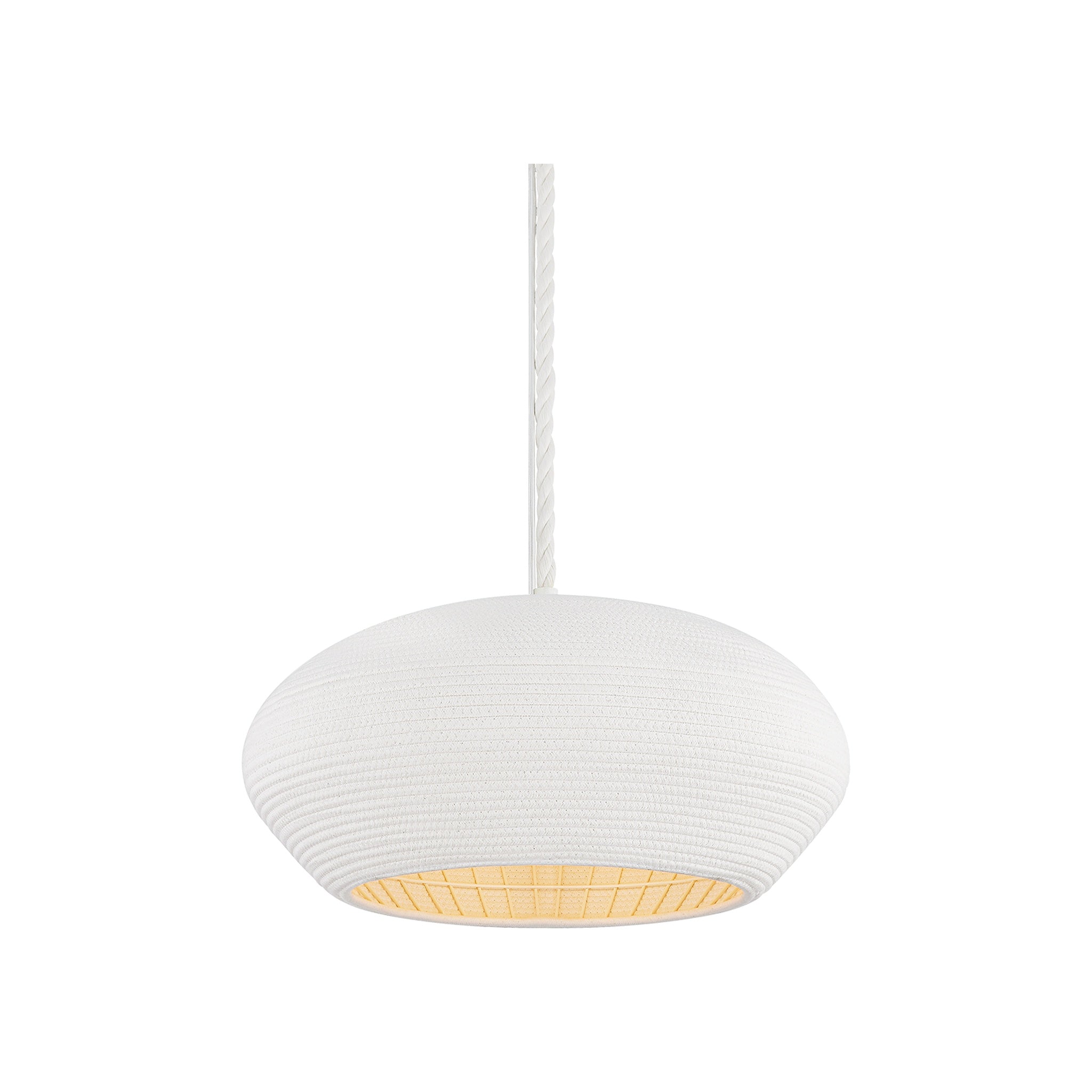 Ferndale Pendant LIGHTING - pendant Hudson Valley Lighting Gesso White Small