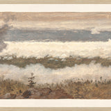 "Hudson River School - Clouds from the Catskills 1870" Framed Art Print