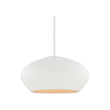 Ferndale Pendant LIGHTING - pendant Hudson Valley Lighting Gesso White Large
