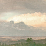 "Hudson River School - Clouds Over the Hills 1865" Framed Art Print ARTWORK - framed print Celadon Art Large Gallery Wrap Canvas None