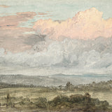 "Hudson River School - Hudson Valley Clouds 1870" Framed Art Print