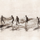 "Summer Surf C.1966" Framed Art Print ARTWORK - framed print Celadon Art Large Gallery Wrap Canvas