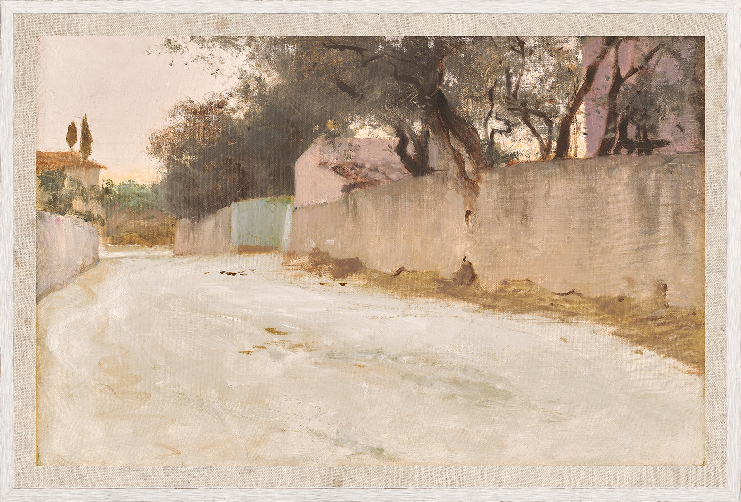"Southern Road C.1878" Framed Art Print, Small Glass Framed