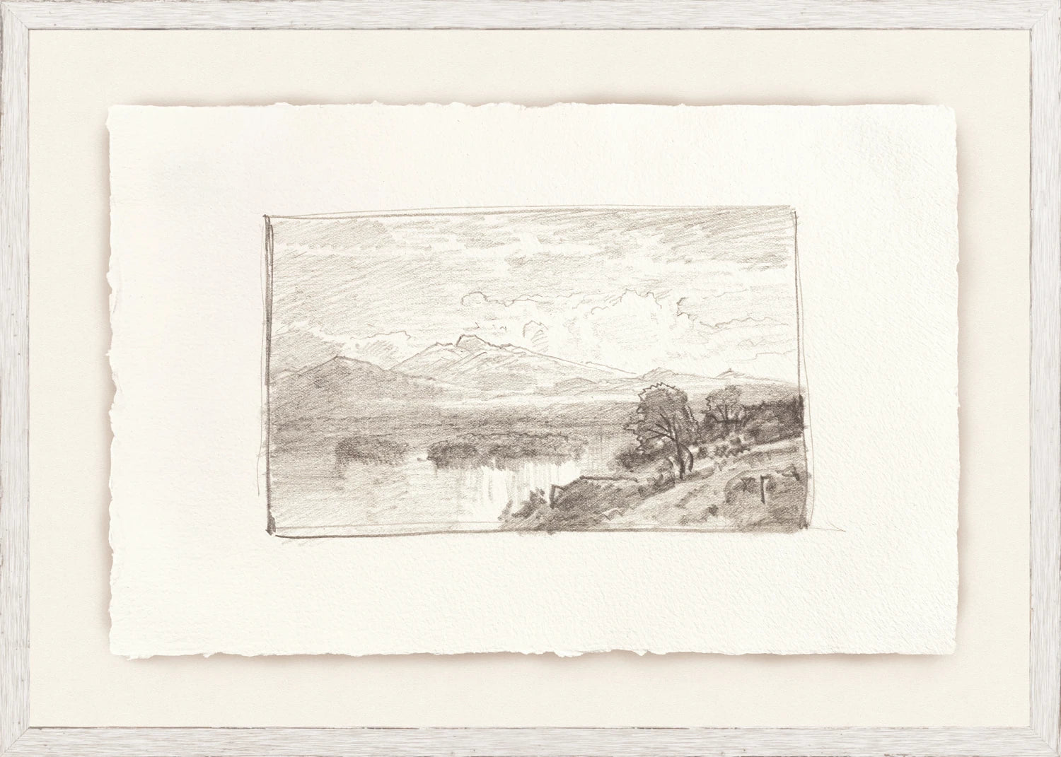 "Landscape Sketch IV C.1892 " Framed Art Print – view 2
