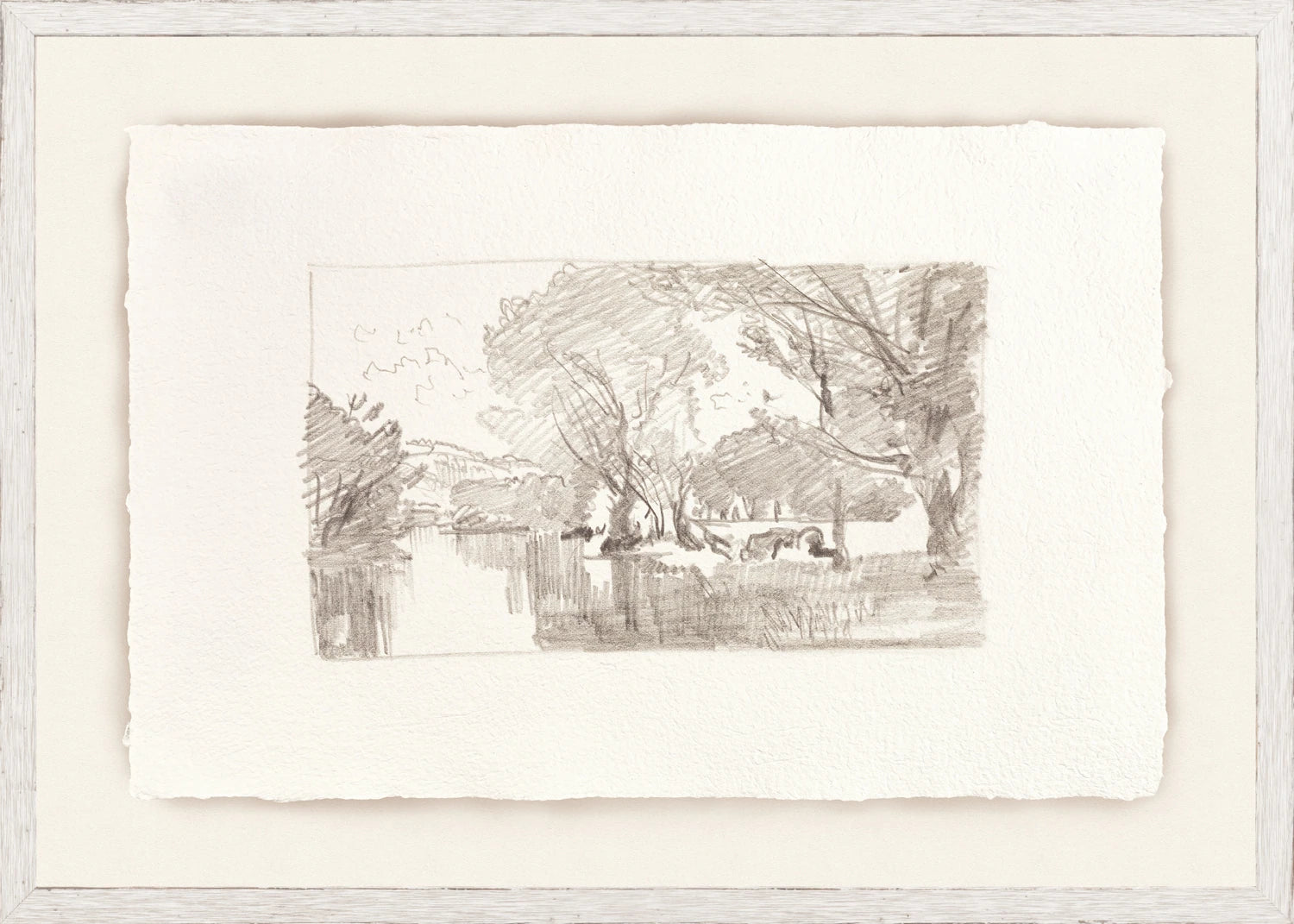 "Landscape Sketch III C.1892 " Framed Art Print ARTWORK - framed print Celadon Art