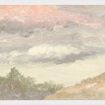 "Hudson River School - Clouds Over Church's Farm 1870" Framed Art Print ARTWORK - framed print Celadon Art Large Canvas On Board White