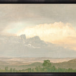 "Hudson River School - Clouds Over the Hills 1865" Framed Art Print ARTWORK - framed print Celadon Art Large Canvas On Board Black