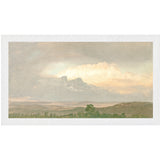 "Hudson River School - Clouds Over the Hills 1865" Framed Art Print ARTWORK - framed print Celadon Art Small Canvas On Board White