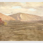 "Hudson River School - Mount Katahdin 1870" Framed Art Print ARTWORK - framed print Celadon Art Large Canvas On Board White