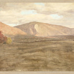 "Hudson River School - Mount Katahdin 1870" Framed Art Print ARTWORK - framed print Celadon Art Large Canvas On Board Light Wood