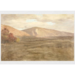 "Hudson River School - Mount Katahdin 1870" Framed Art Print ARTWORK - framed print Celadon Art Medium Canvas On Board White