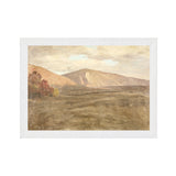 "Hudson River School - Mount Katahdin 1870" Framed Art Print ARTWORK - framed print Celadon Art Small Canvas On Board White