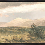 "Hudson River School - Catskills at Sunset 1870" Framed Art Print ARTWORK - framed print Celadon Art Large Canvas On Board Black