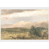 "Hudson River School - Catskills at Sunset 1870" Framed Art Print ARTWORK - framed print Celadon Art Medium Canvas On Board White