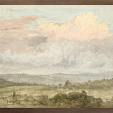 "Hudson River School - Hudson Valley Clouds 1870" Framed Art Print