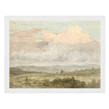 "Hudson River School - Hudson Valley Clouds 1870" Framed Art Print