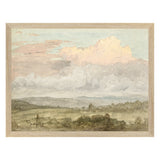"Hudson River School - Hudson Valley Clouds 1870" Framed Art Print