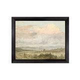"Hudson River School - Hudson Valley Clouds 1870" Framed Art Print