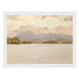 "Hudson River School - Lake Katahdin 1870" Framed Art Print