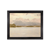 "Hudson River School - Lake Katahdin 1870" Framed Art Print