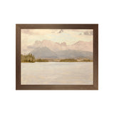 "Hudson River School - Lake Katahdin 1870" Framed Art Print