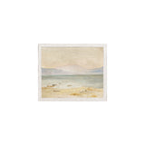 "Coastline - Raw Canvas" Framed Art Print ARTWORK - framed print Celadon Art Small Canvas On Board